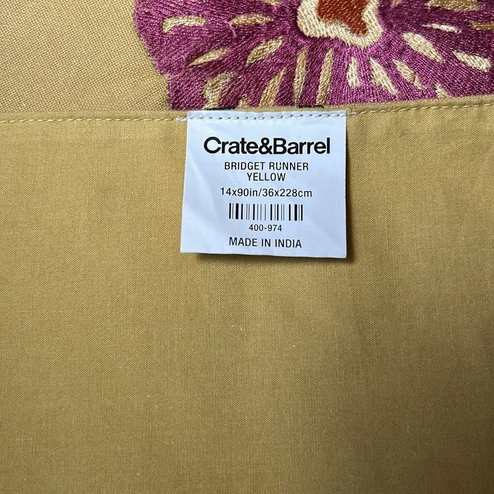 Crate & Barrel Bridget Table Runner